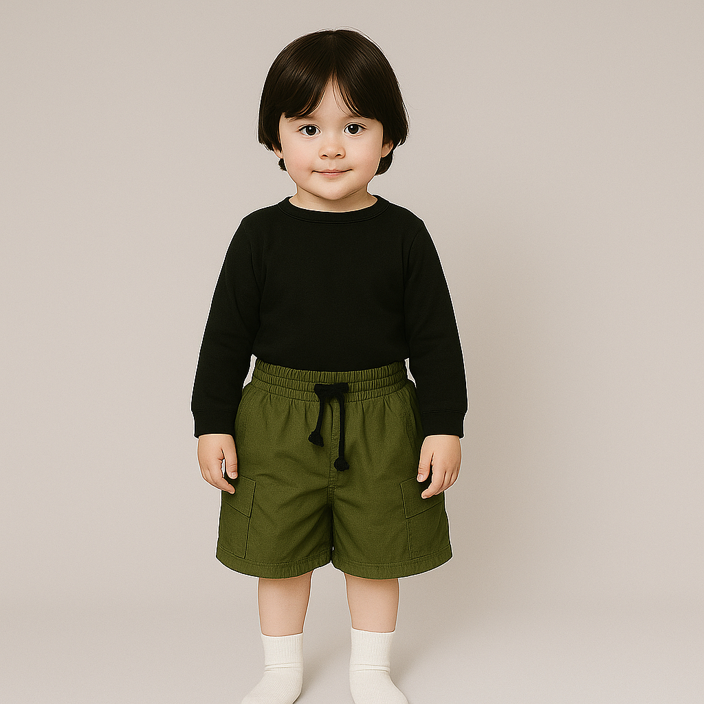 Kiddistry Cargo Parasut Anak | Celana Cargo Parachute Unisex Realpict