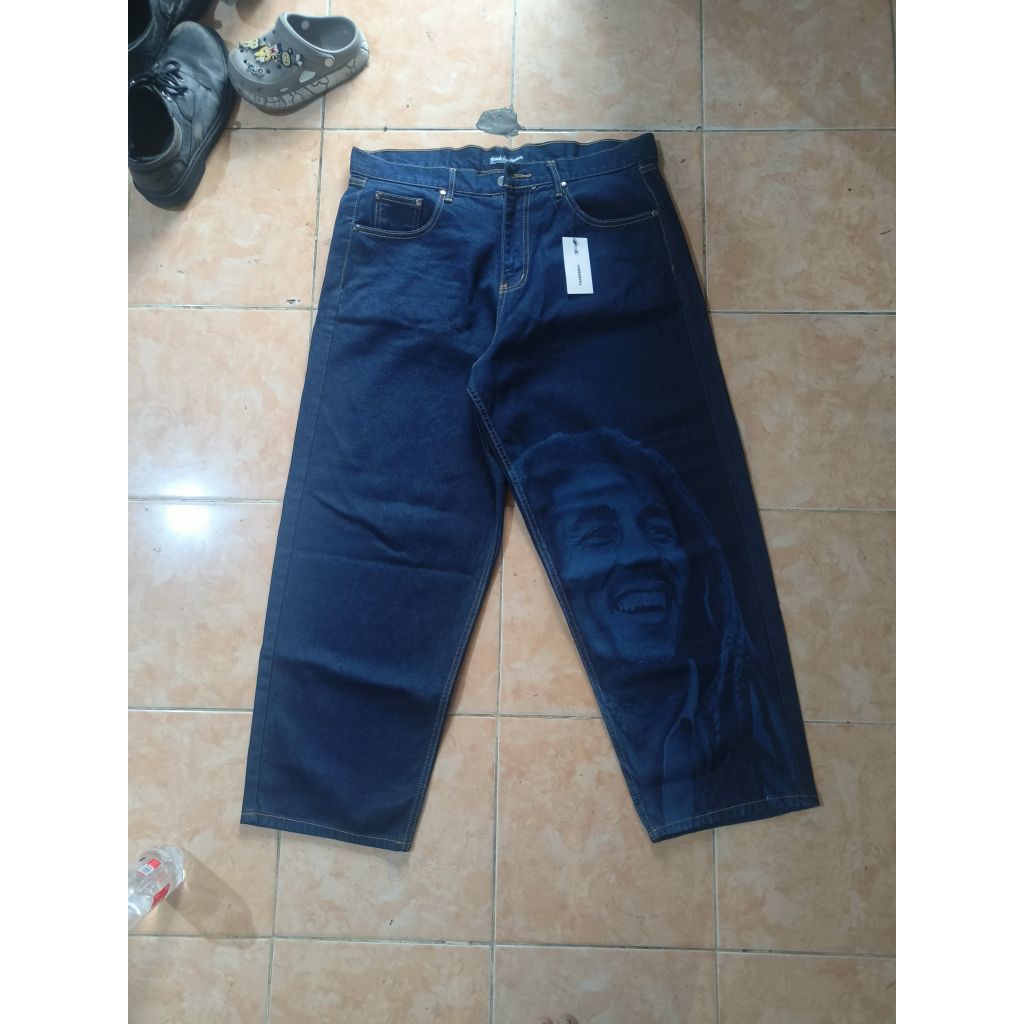 Denim Pants Bob Marley Thanksinsomnia