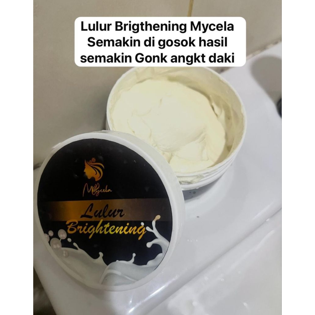 Body Scrub Mycela Gluta Milk BPOM / Lulur Mycela