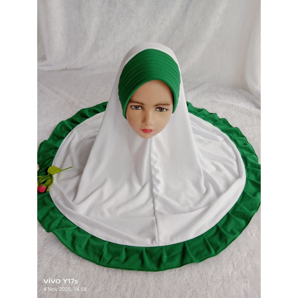 jilbab sekolah SD#free nama bordir#promo