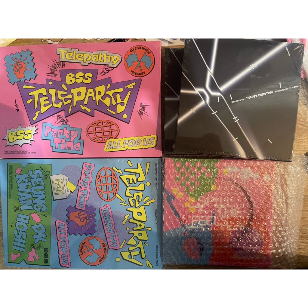 Album Sealed Seventeen Teleparty, Spill The Feels, CXM Combi, Buddy, Compact, DxS Serenade