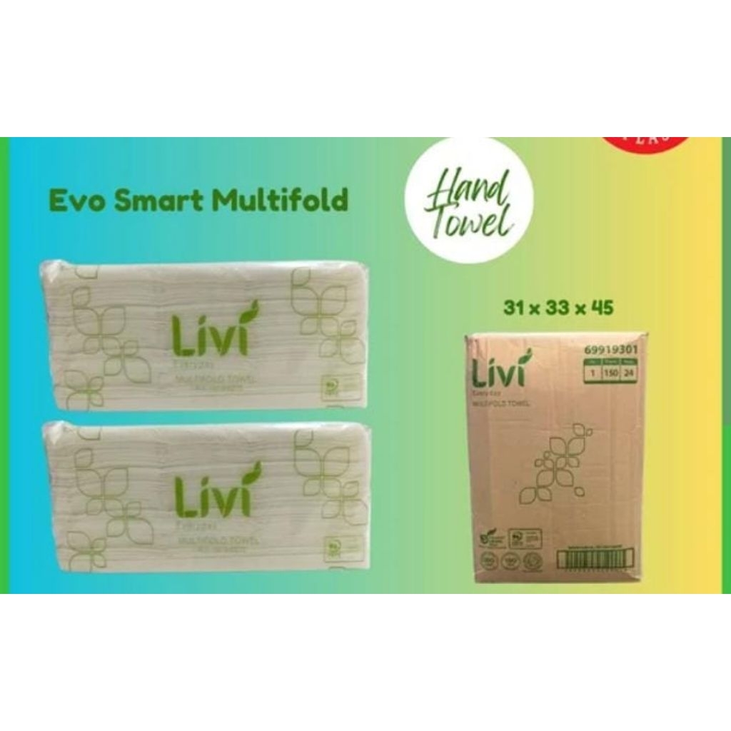 Tissue Livi 1 Dus  Eco Multi Roll Kotak
