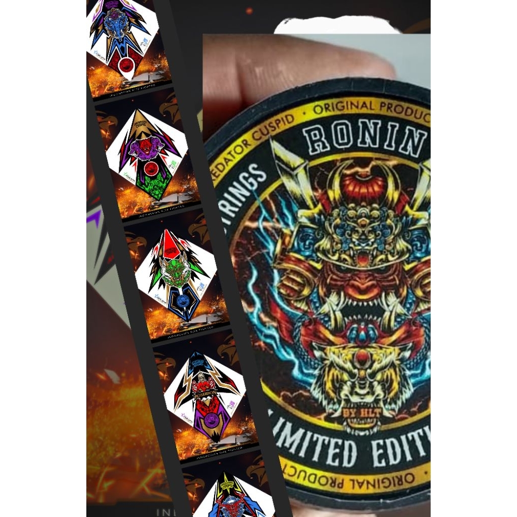 Gelasan Matot Ronin Size 0.21 1000 yard dan Layangan Sukhoi Super Predators Cuspid Size 56 by Hobi L