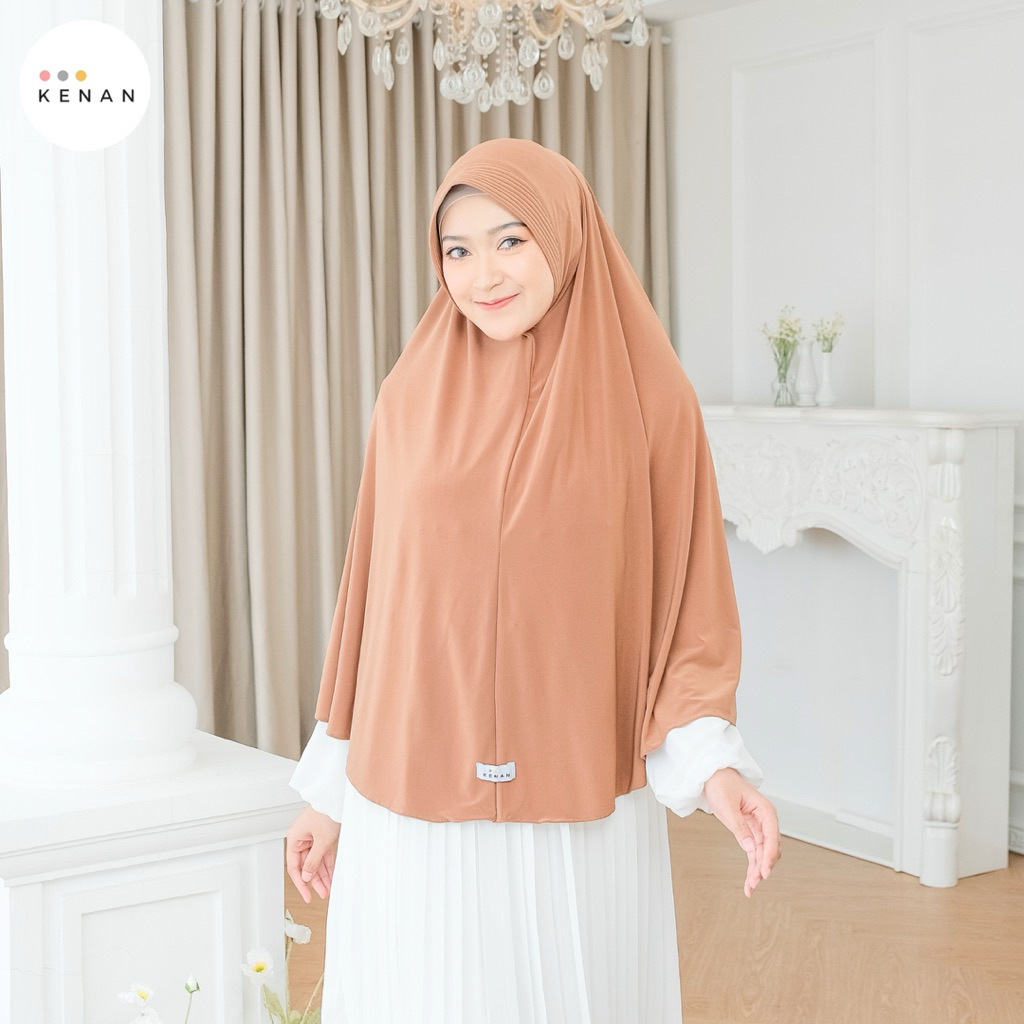 KENAN - Sabrina Instan Hijab Bergo Daily Size XL Jumbo
