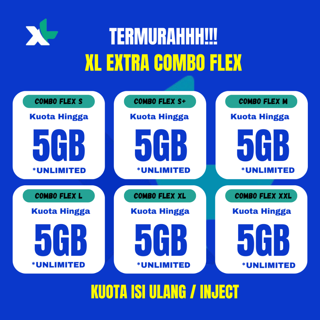 PAKET DATA XL MURAH 24 JAM – KUOTA NASIONAL SEMUA JARINGAN