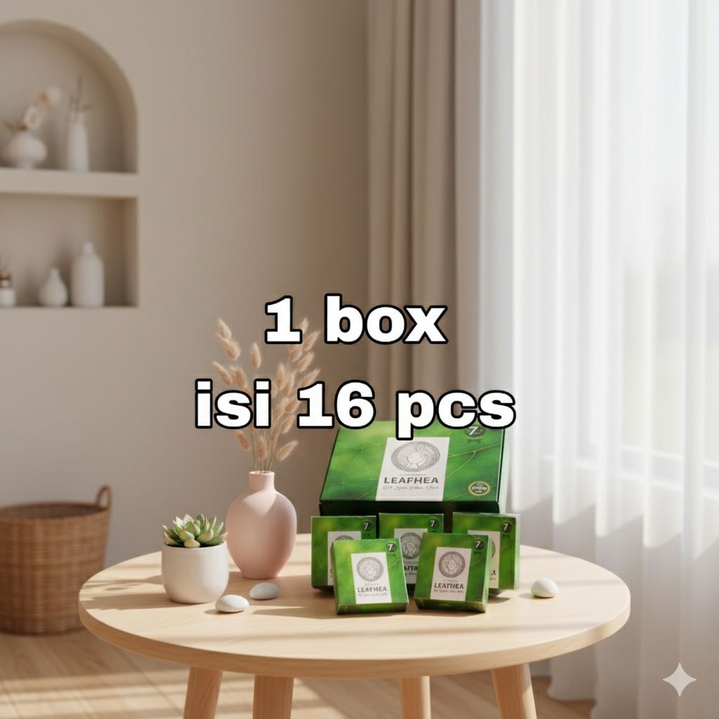 leafea sabun pemutih wajah original 1 BOX isi 16 pcs  mencerahkan dan melembabkan