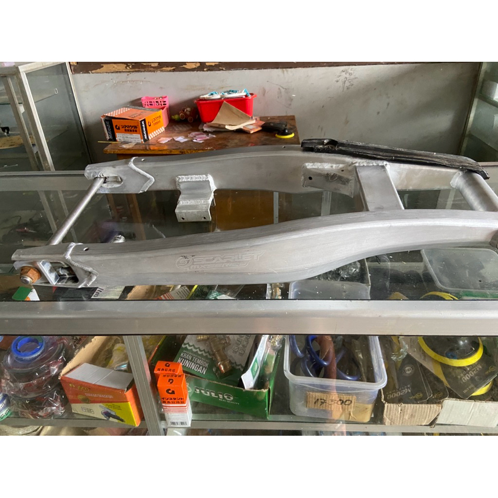 swing arm scarlet almunium pnp klx