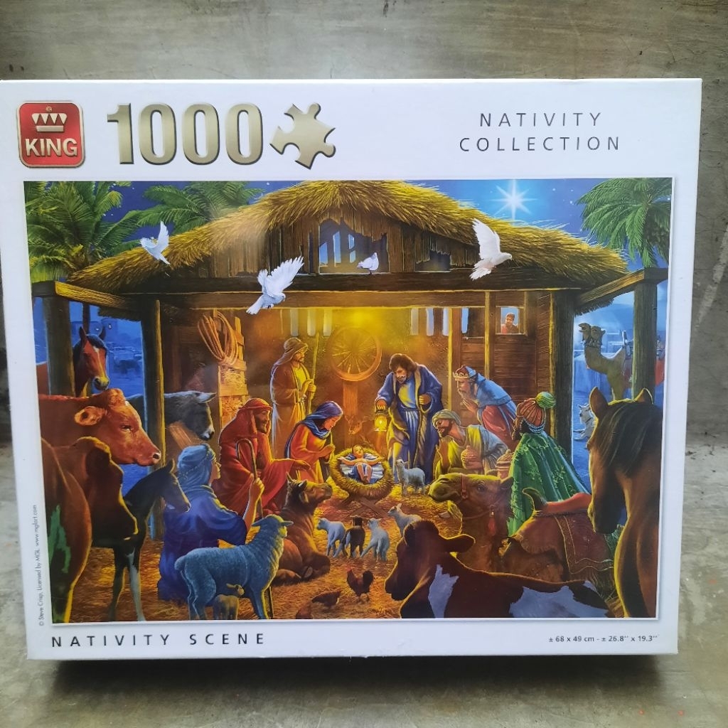 KING PUZZLE the Nativity Christmas Natal Bethlehem the Birth of Jesus 1000 pcs Jigsaw Puzzle
