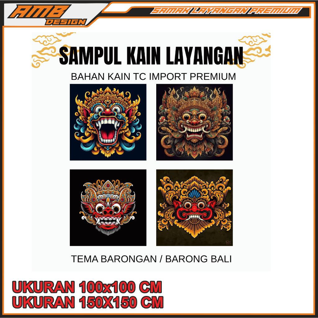 SAMPUL KAIN LAYANGAN SAMAK LAYANG LAYANG GAMBAR anime BAHAN KAIN TC IMPORT PREMIUM FULL PRINT MURAH 