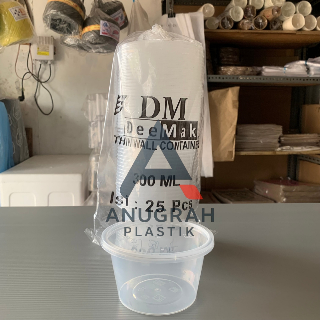 Anugrah Plastik Thinwall 300ml Bowl | Cup 300ml Mangkok | DM 300ml