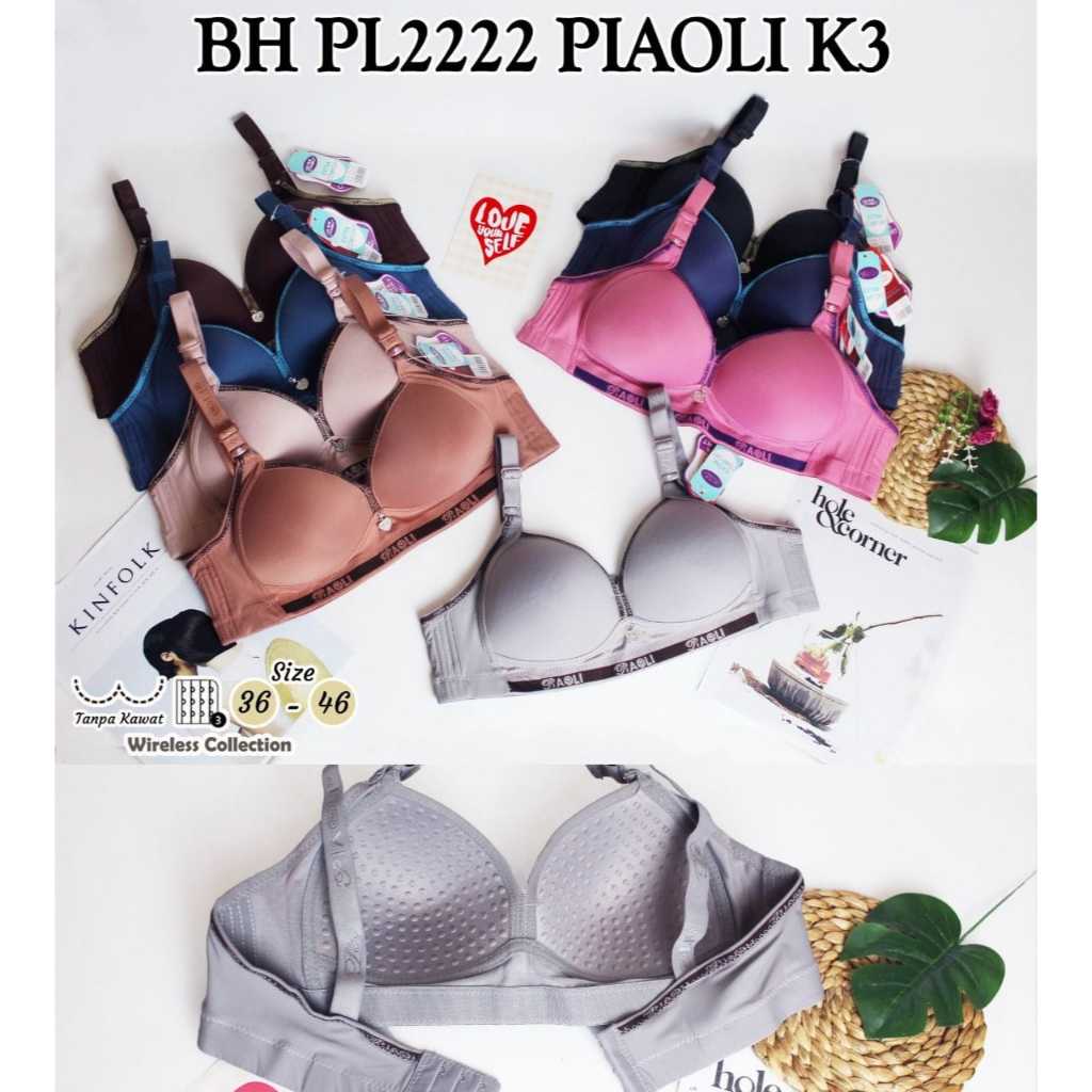 BRA PIAOLI PL2222  PL2333 PL008 PL955 PL023 BRA JUMBO BUSA SEDANG CUP BESAR SIZE 36-46