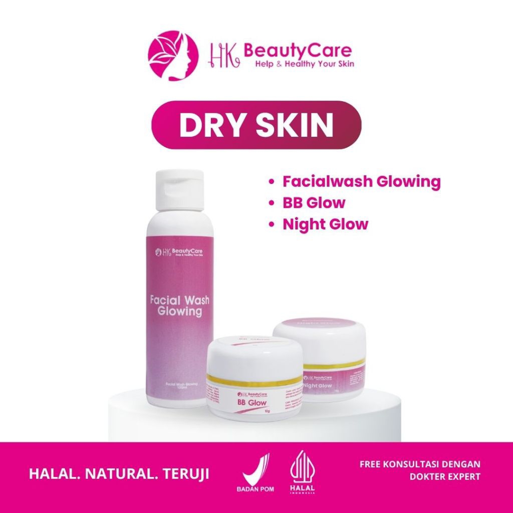 HK Beauty Care Glowing Series – Paket Perawatan Kulit Sehat & Halus