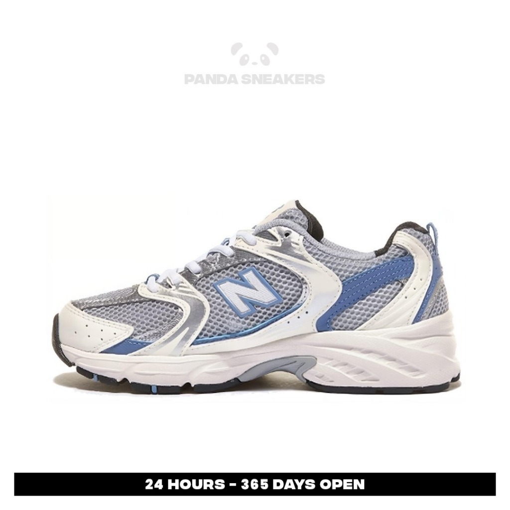 Sepatu New Balance NB 530 Steel Blue Grey White Blue Casual Gym Olahraga Joging Pria Wanita Sport