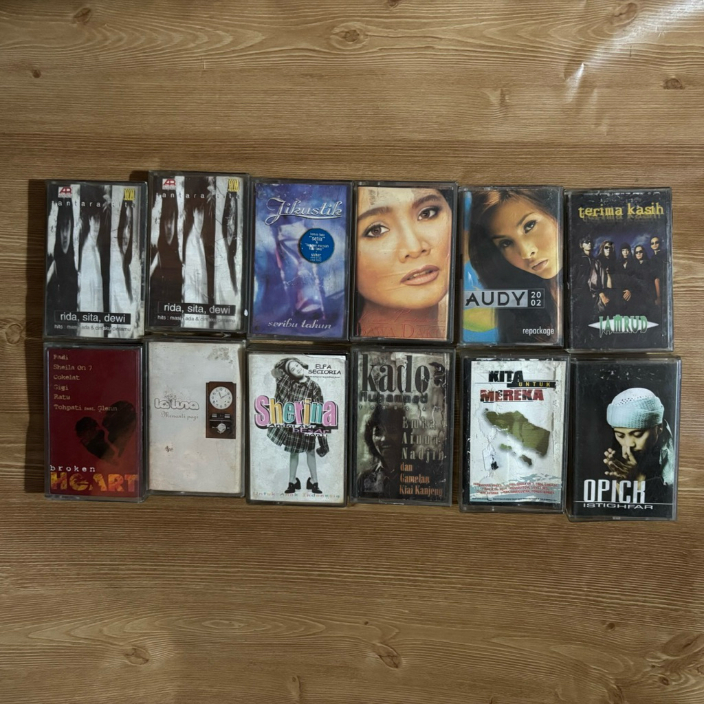 OBRAL 4RIBUAN ORIGINAL KASET PITA CAFFEINE HIJAU OPICK ISTIGHFAR EMHA AINUN NADJIB NAJIB KADO MUHAMM