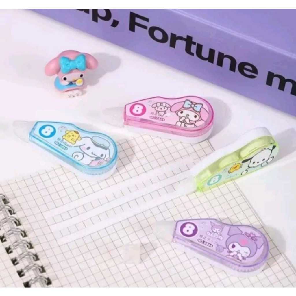 correction tape karakter/Tipex Roll murah/tip-ex kertas fancy/tipe-x karakter lucu kecil