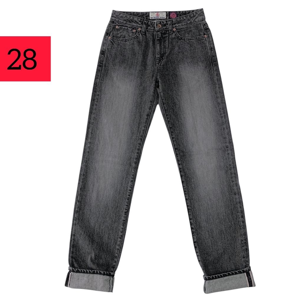 Celana panjang jeans - denim Selvedge EAST HARBOUR SURPLUS Made in Japan ( size 28 )