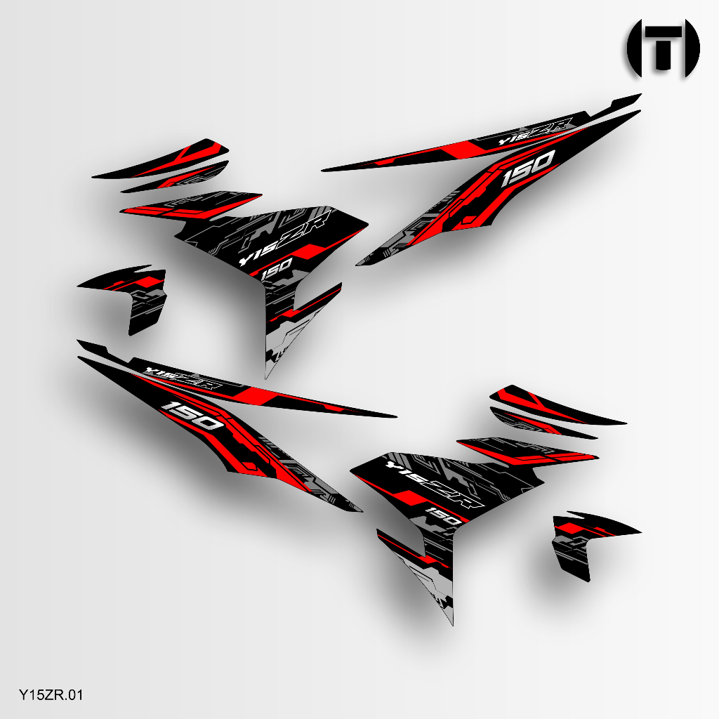 STRIPE STRIKE STIKER COVER SET BODY COVERSET Y15 ZR 01 Y15ZR.01