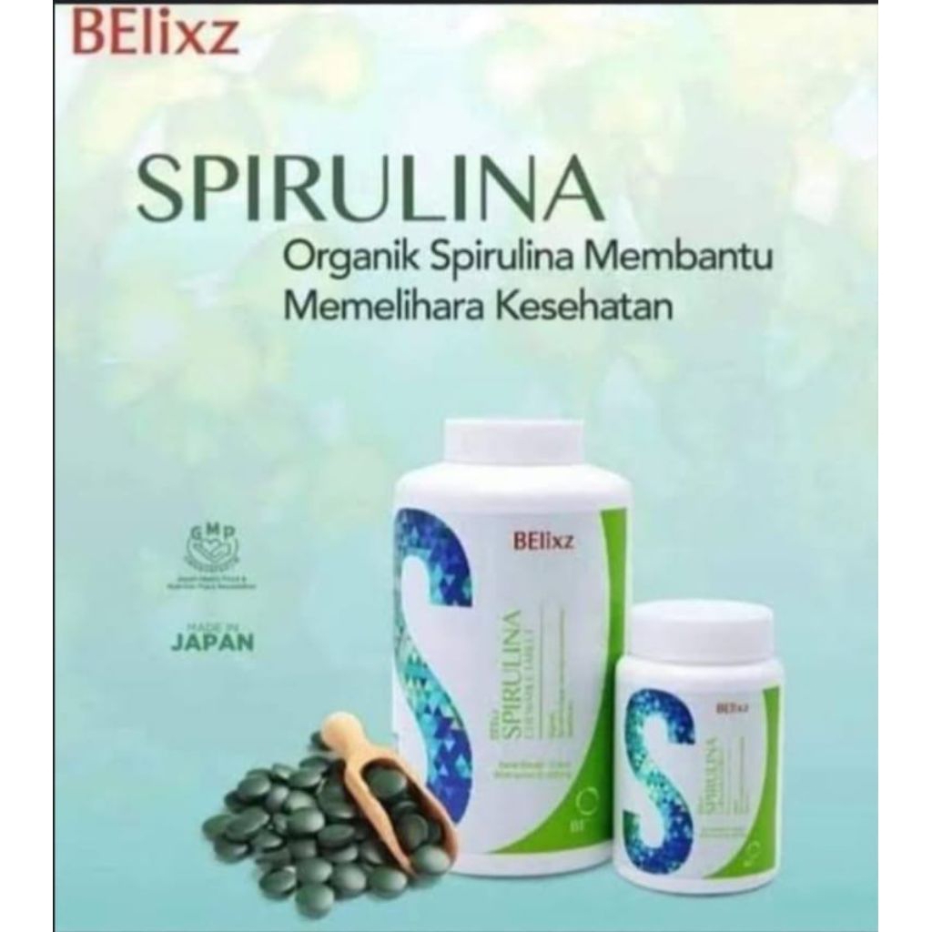 Spirulina organic original belixz 500 tablet