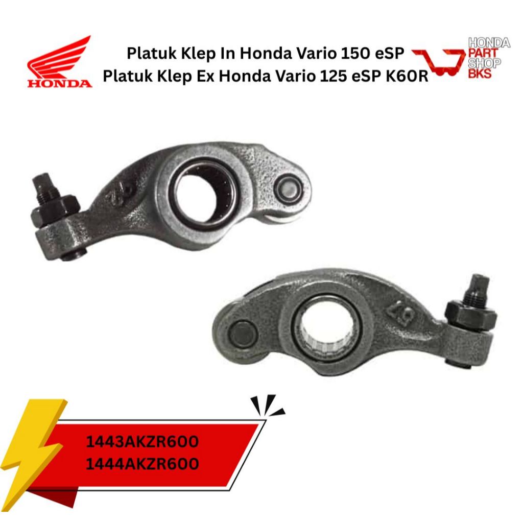 1443A-KZR-600 1444A-KZR-600 PELATUK IN EX KZR VARIO 125 OLD , 150 ESP ROCKER ARM IN VARIO 125 150 Or