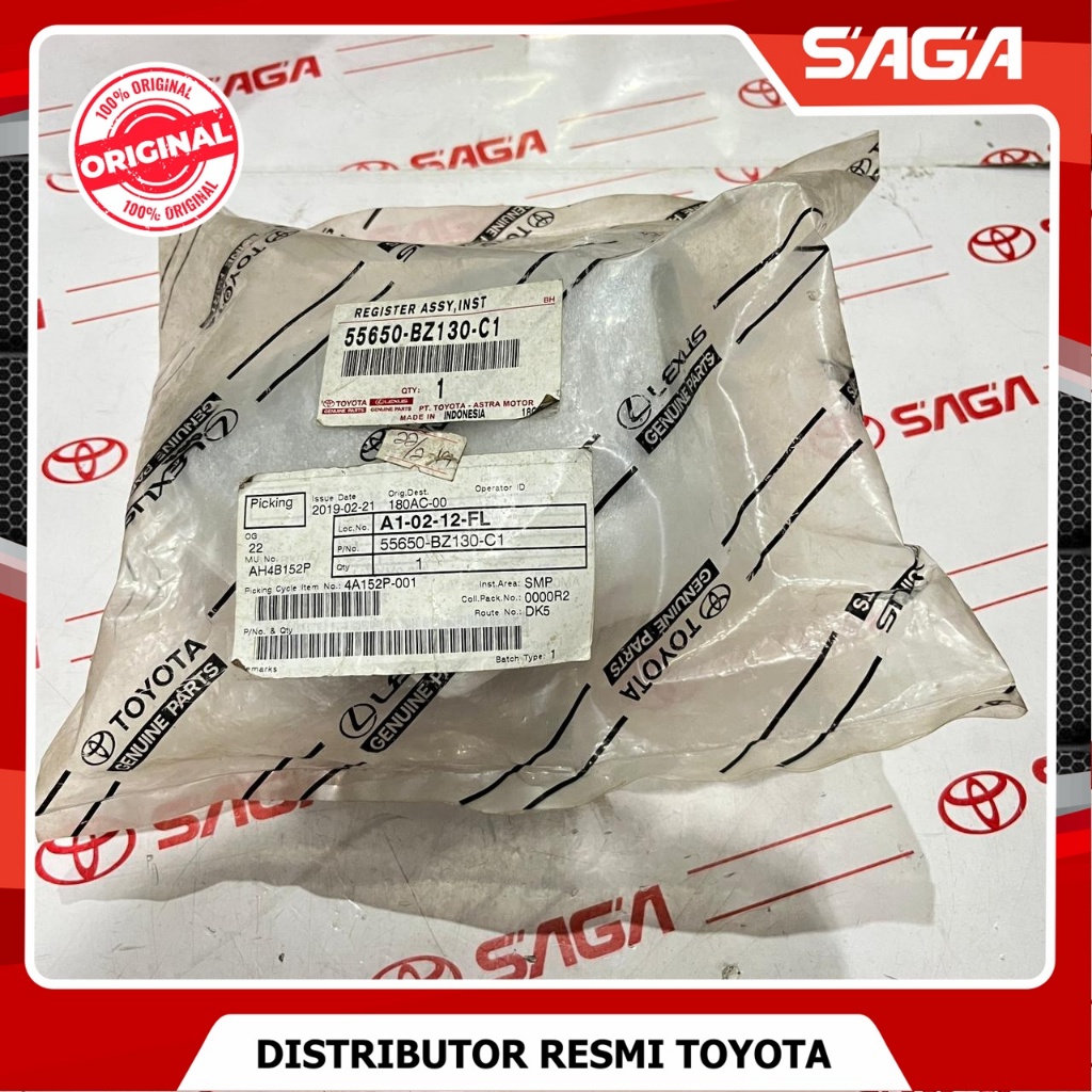 SAGA | Kisi - Kisi Ac Depan Kanan Avanza Xenia 2012-2014 Original Toyota 55650-BZ130-C1