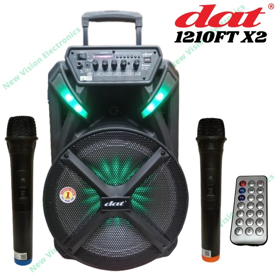 Speaker Portable Dat DT 1210 FT X2 / 12 Inch