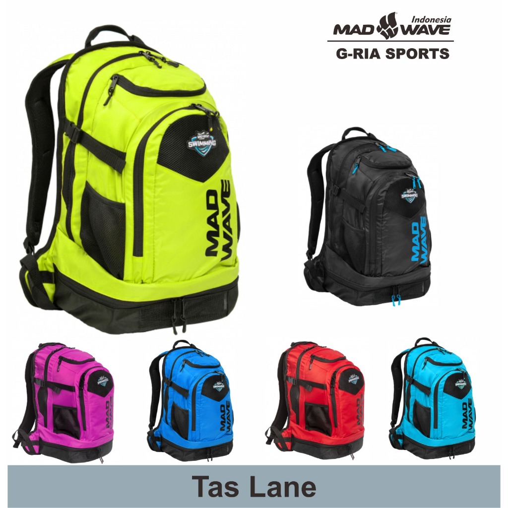 MADWAVE BACKPACK LANE ( TAS PERALATAN RENANG )