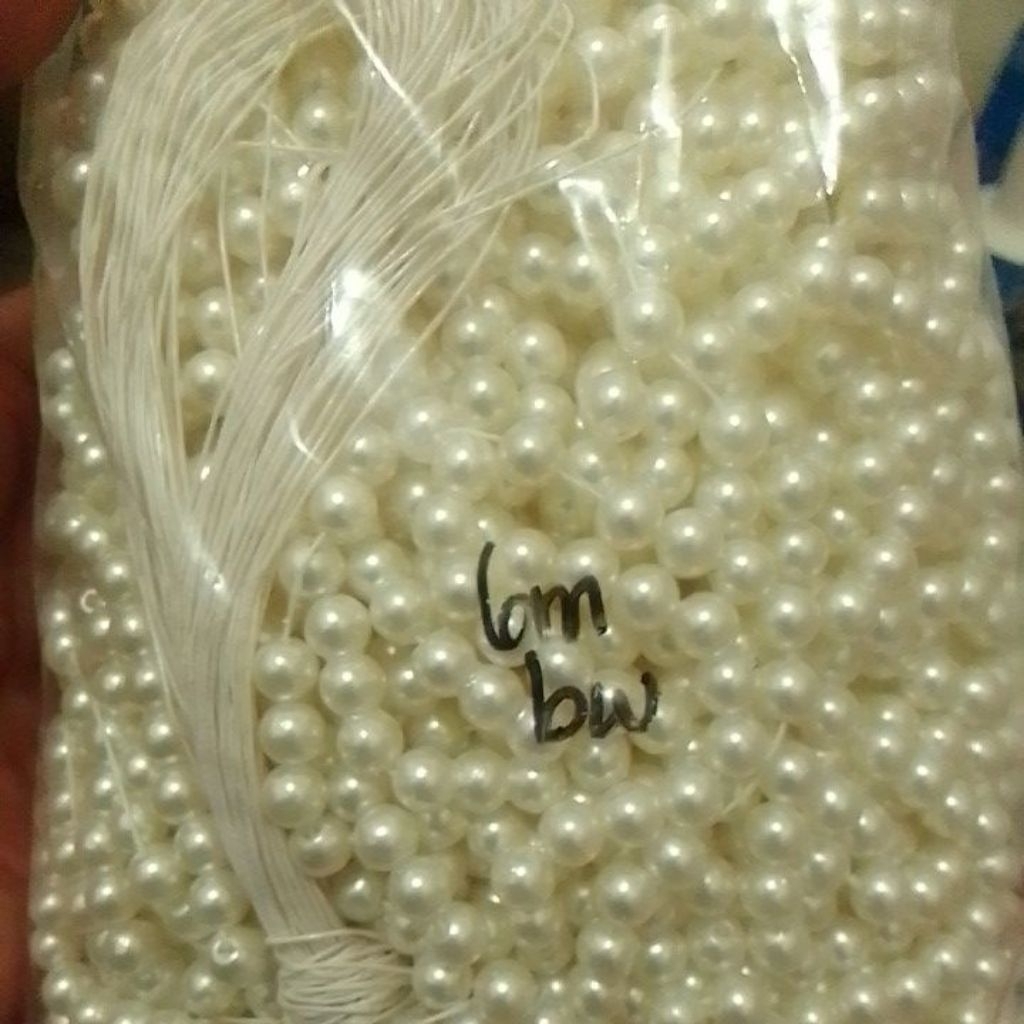 MANIK MURAH 6MM BW MUTIARA 1 PON