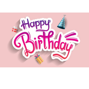 Kertas Ucapan Happy Birthday Kelulusan Ulang Tahun Anniversary