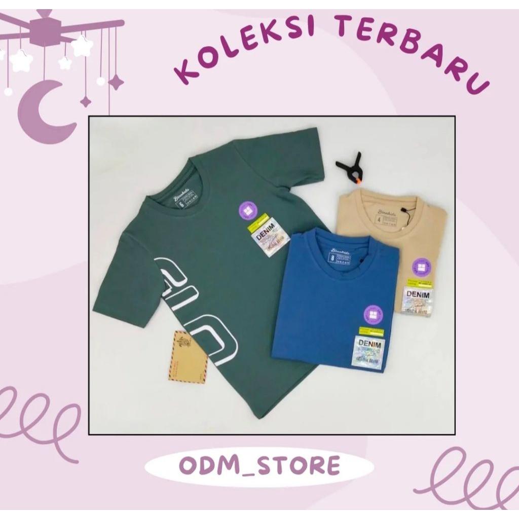 Kaos gio binakids anak cowok