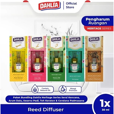 Dahlia Reed Diffuser / Dahlia Pengharum Ruangan