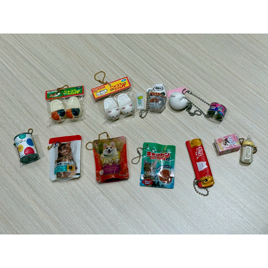 Cat Dog Pet Food Trinkets Japan Gacha Gashapon Miniature Gotochi