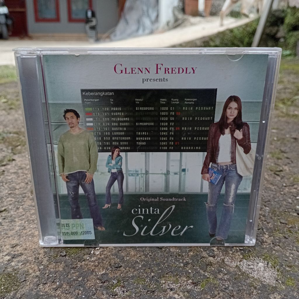 CD Soundtrack Cinta Silver Glenn Fredly (2005) Original Sony BMG Mulus