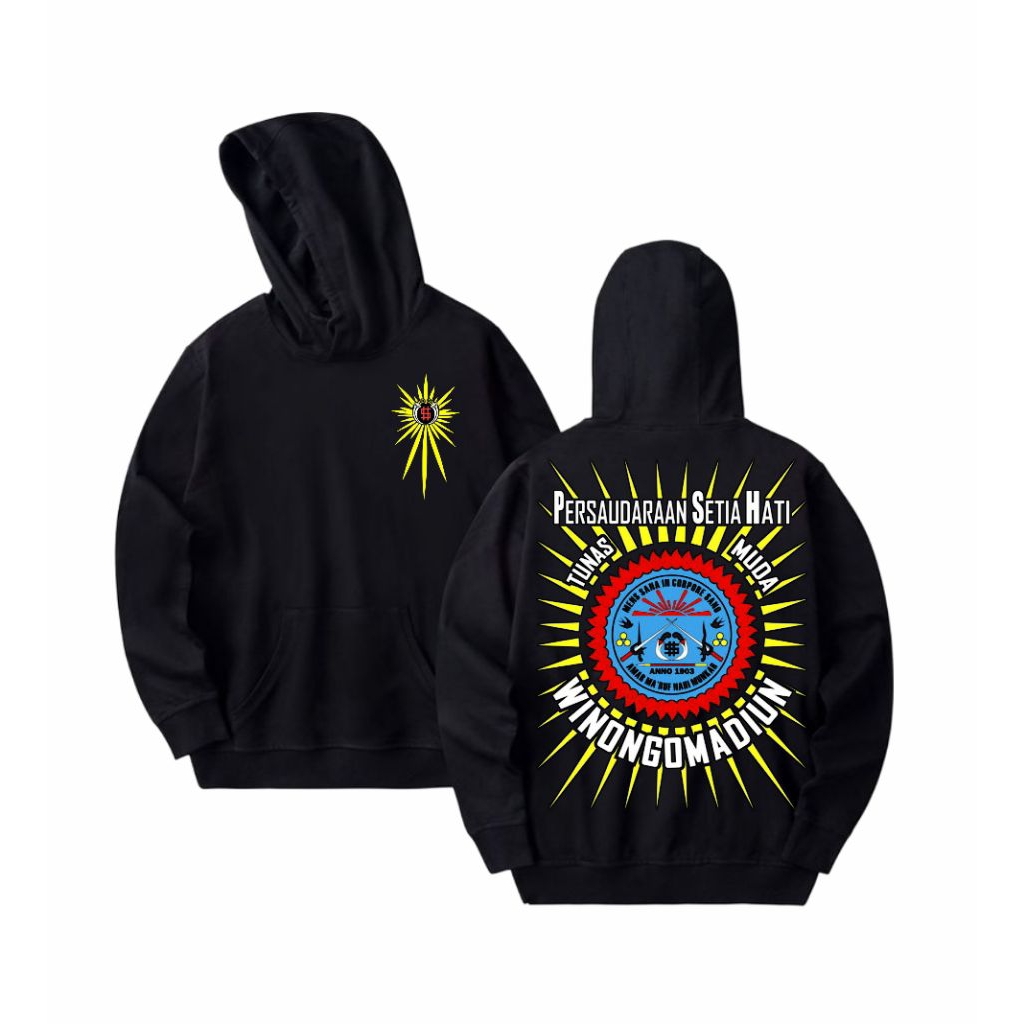 HOODIE || KAOS PENCAK SILAT PSHW TUNAS MUDA WINONGO FREE STIKER.