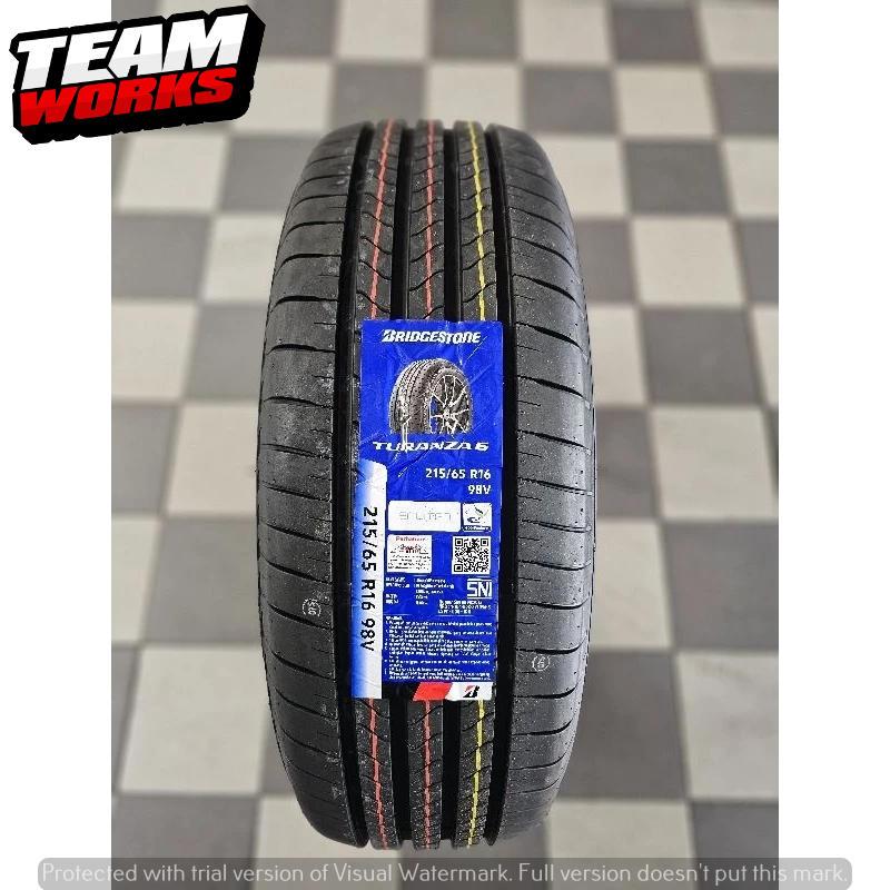 BAN MOBIL BRIDGESTONE TURANZA 6 215 65 R16 BAN BERKUALITAS RING 16