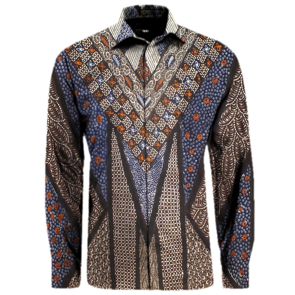 Kemeja Batik Tulis Madura Hem Batik Pria Lengan Panjang CP418