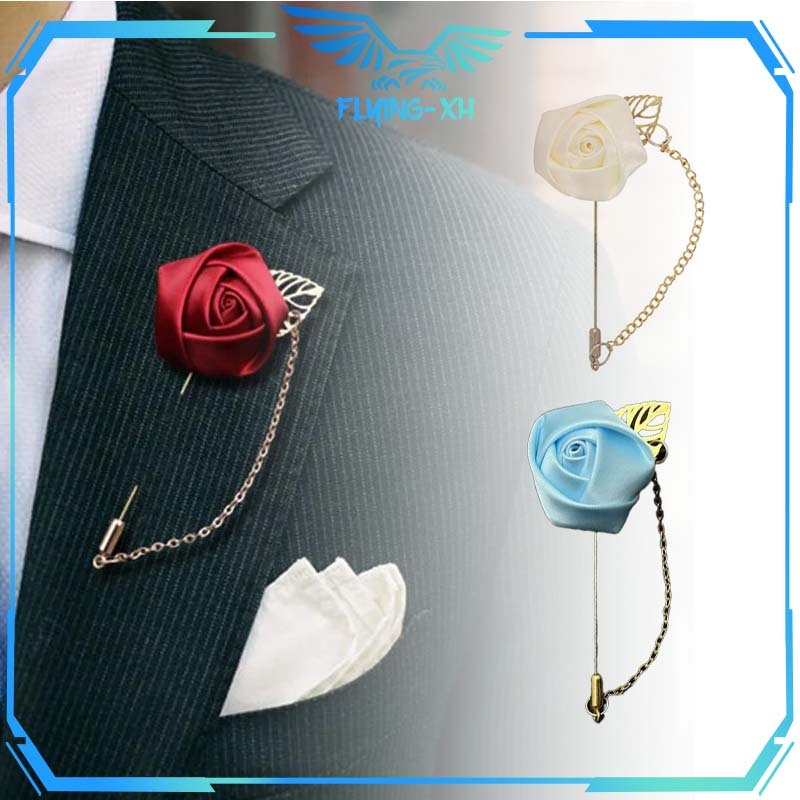 Flower Brooch Bunga Corsage Wedding Bunga Bros Rose Brooch Lapel Pin Jas Corsage Jas Pengantin