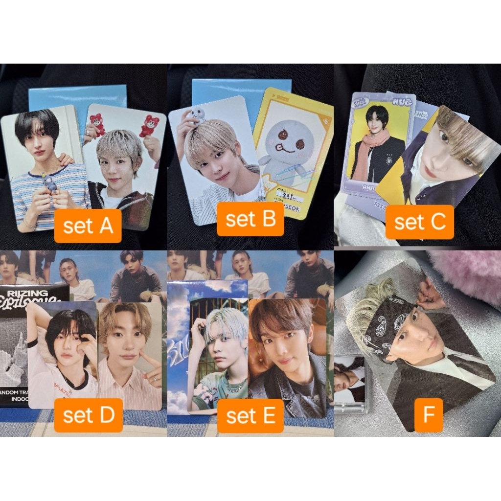 Trading Card Riize / TC Riizing Day / TC Hug / PC wonbin shotaro eunseok anton sungchan photocard al