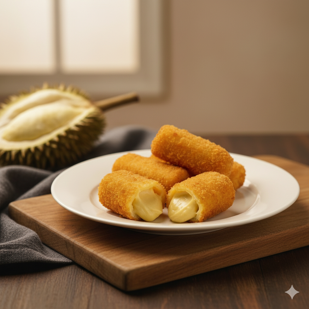 Risol Durian - Durian Goreng -  Duren Goreng Viral - Camilan Khas Bogor