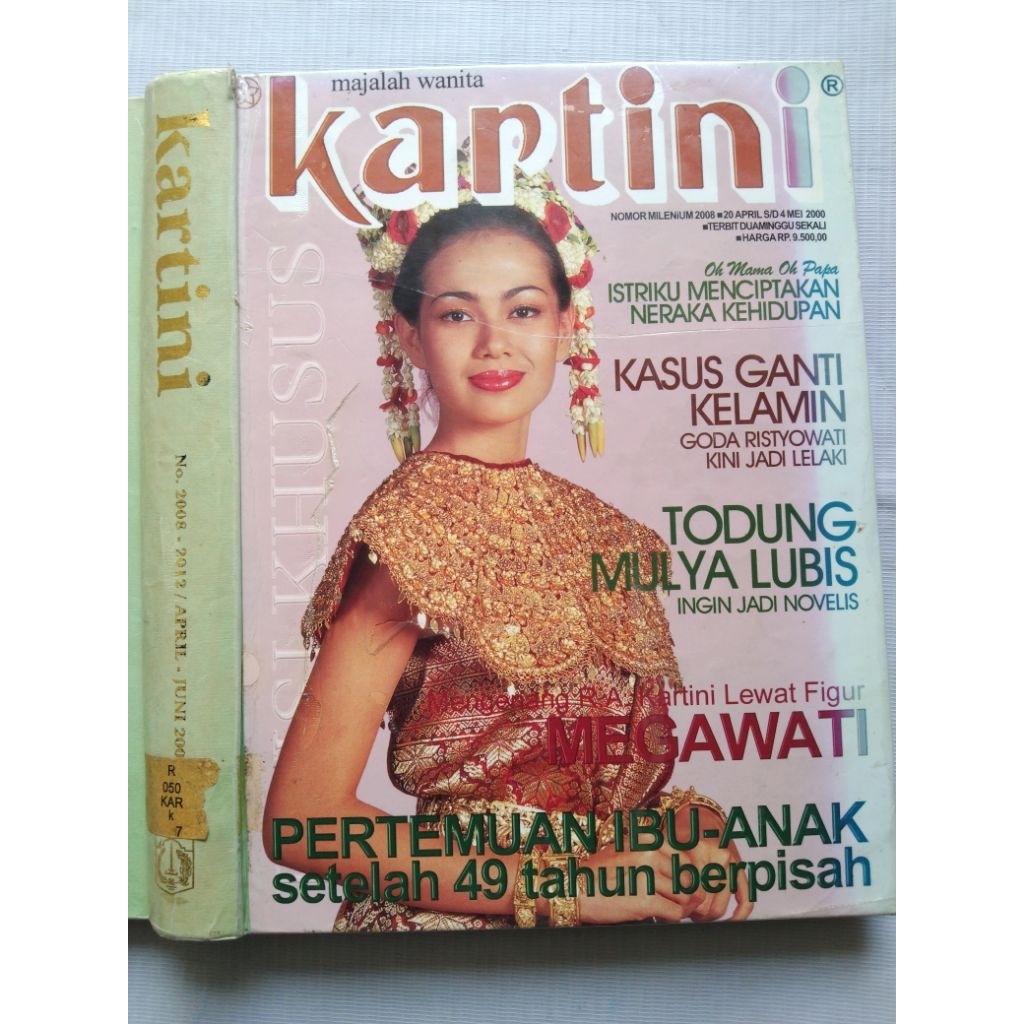 majalah Jadul Majalah KARTINI edisi Bundel  no.2008-2012 april-juni 2008