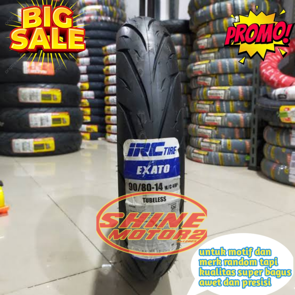 Ban Metik IRC Tubeles Ring 14 Untuk Matic