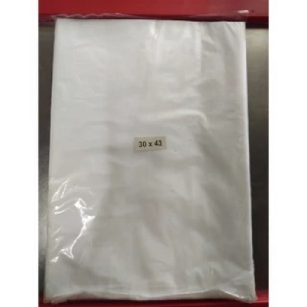 Plastik Kemasan Beras 5kg Polos HDPE-Tahan Lama, Aman Bahan Tebal, isi 100 pcs