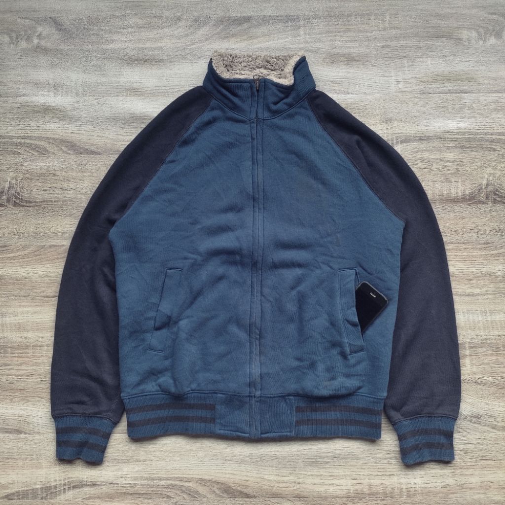 Tracktop Jacket Zip Unqlo Sherpa