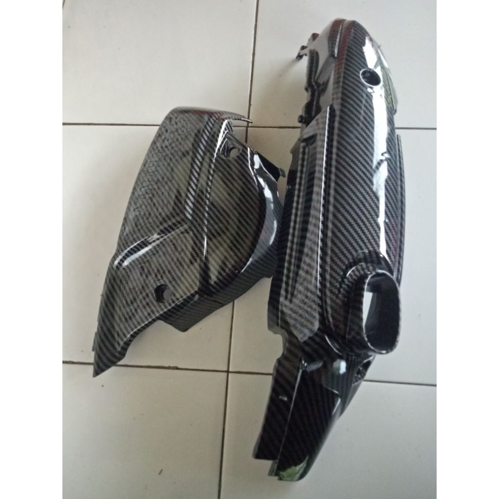 COVER TUTUP CVT MIO DOUL MIO SOUL ORIGINAL KARBU LAMA KARBON WTP