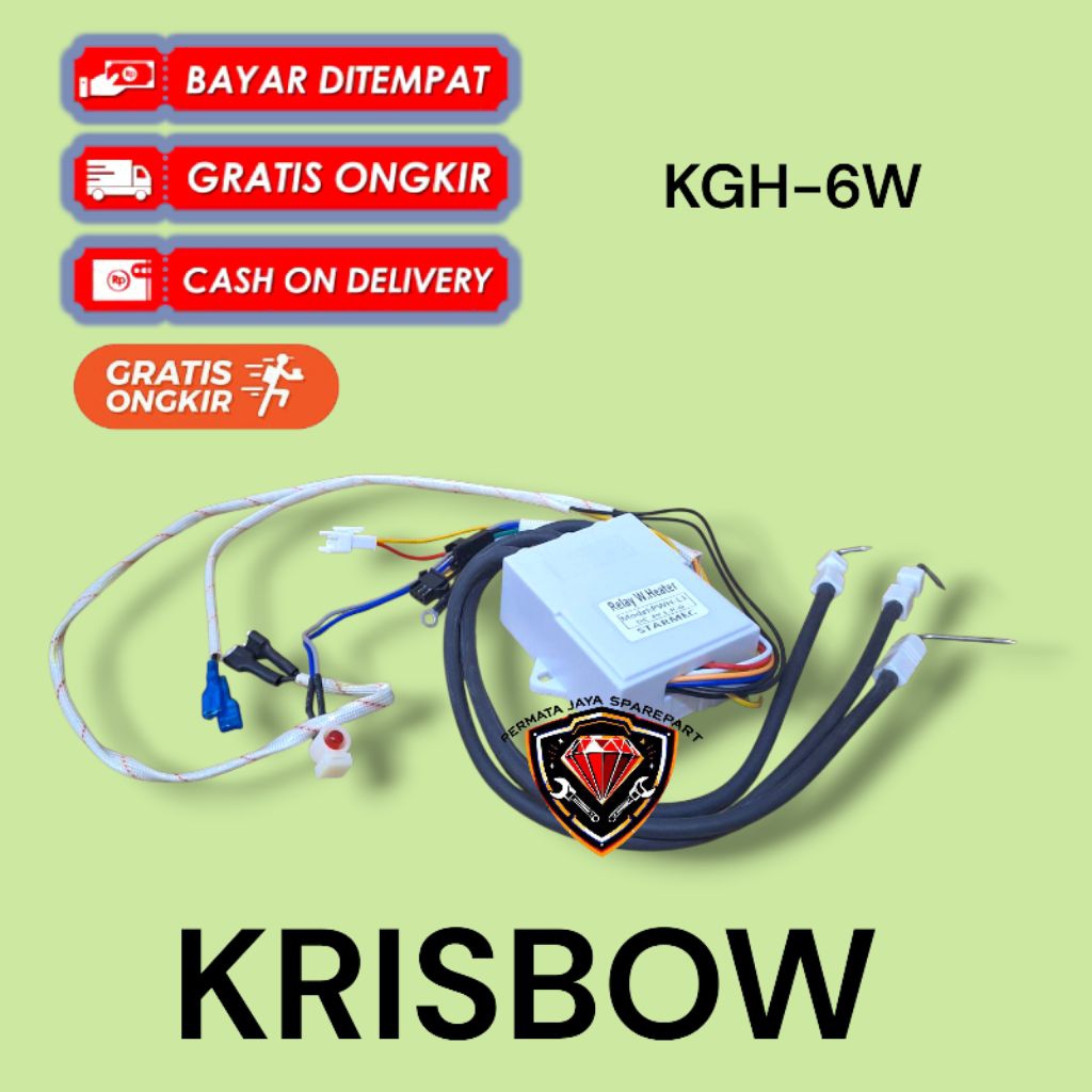 MODUL PEMANTIK KRISBOW KGH-6W PULSE IGNATION WATER HEATER GAS LPG PEMANAS AIR