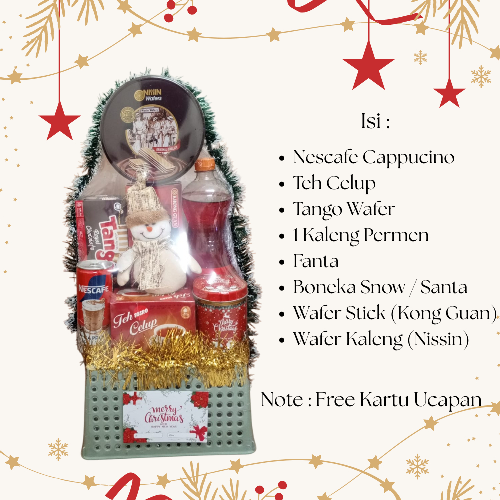 Parcel Natal Snack | Hampers Makanan Edisi Natal | Parcel Christmas Murah