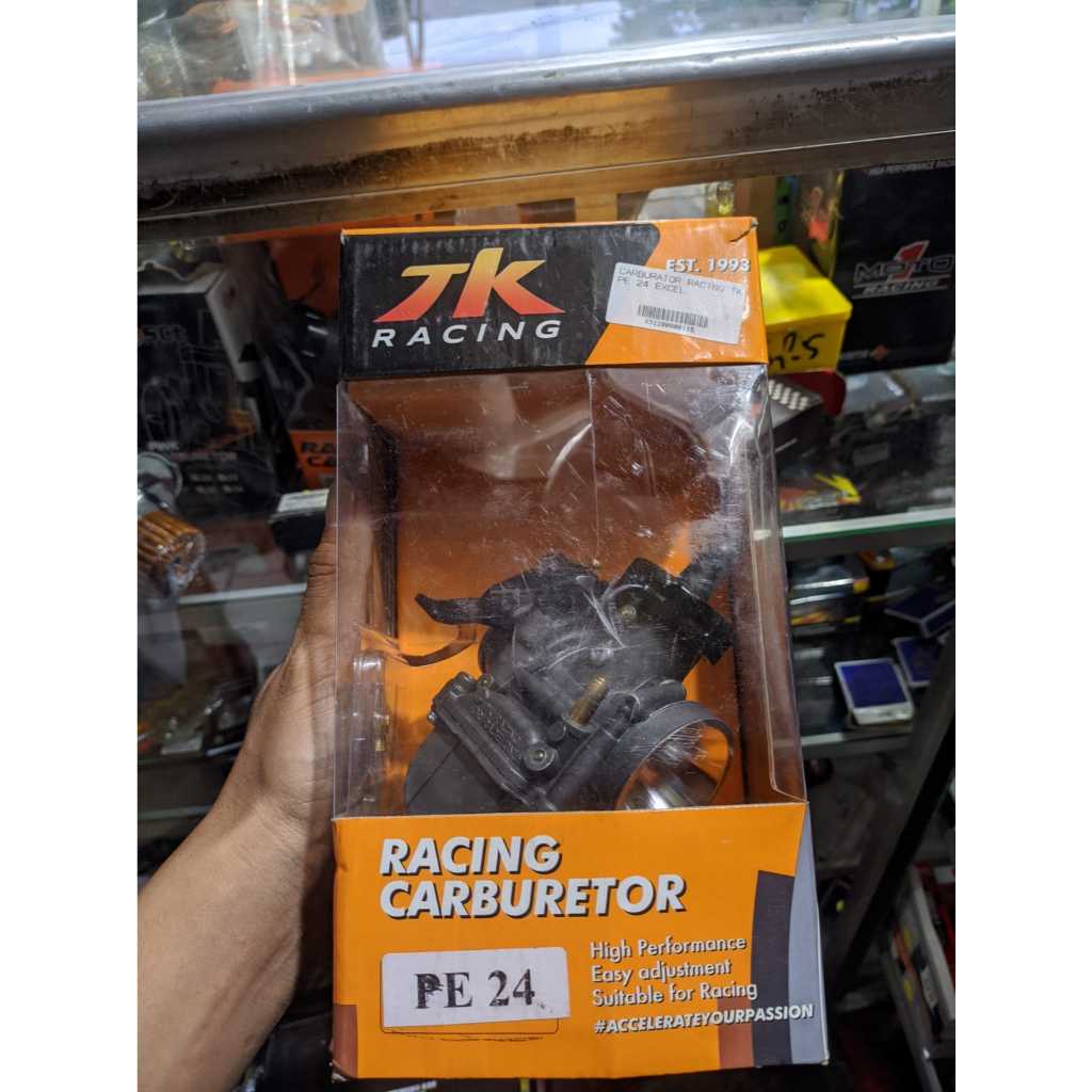 KARBURATOR KARBU CARBU PE 24 PE24 TK RACING ORIGINAL FREE PILOTJ JET MAIN JET ORIGINAL