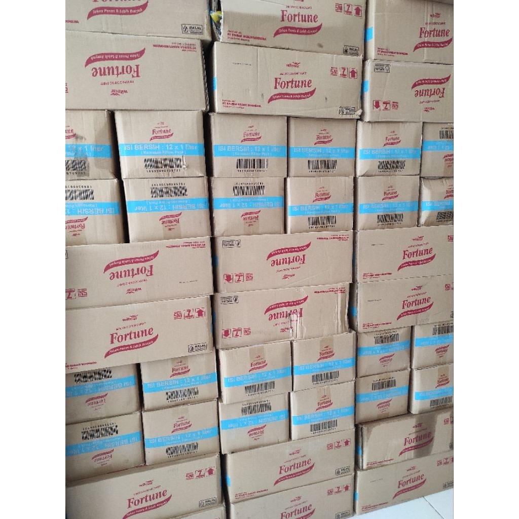Fortune Minyak Goreng Bantal 1 Liter Dus isi 12