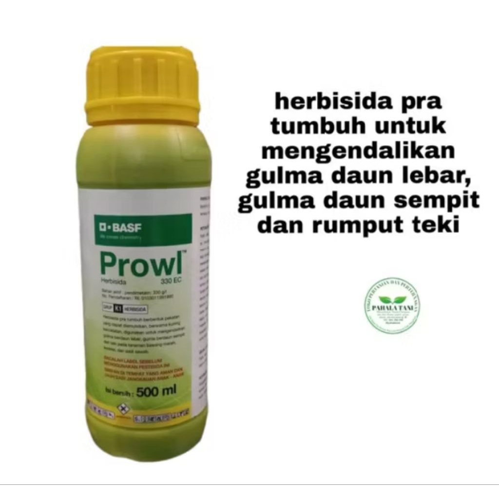 Prowl 330EC/herbisida/obat rumput pratumbuh/racun biji2 rumput/racun rumput daun lebar/daun sempit/r