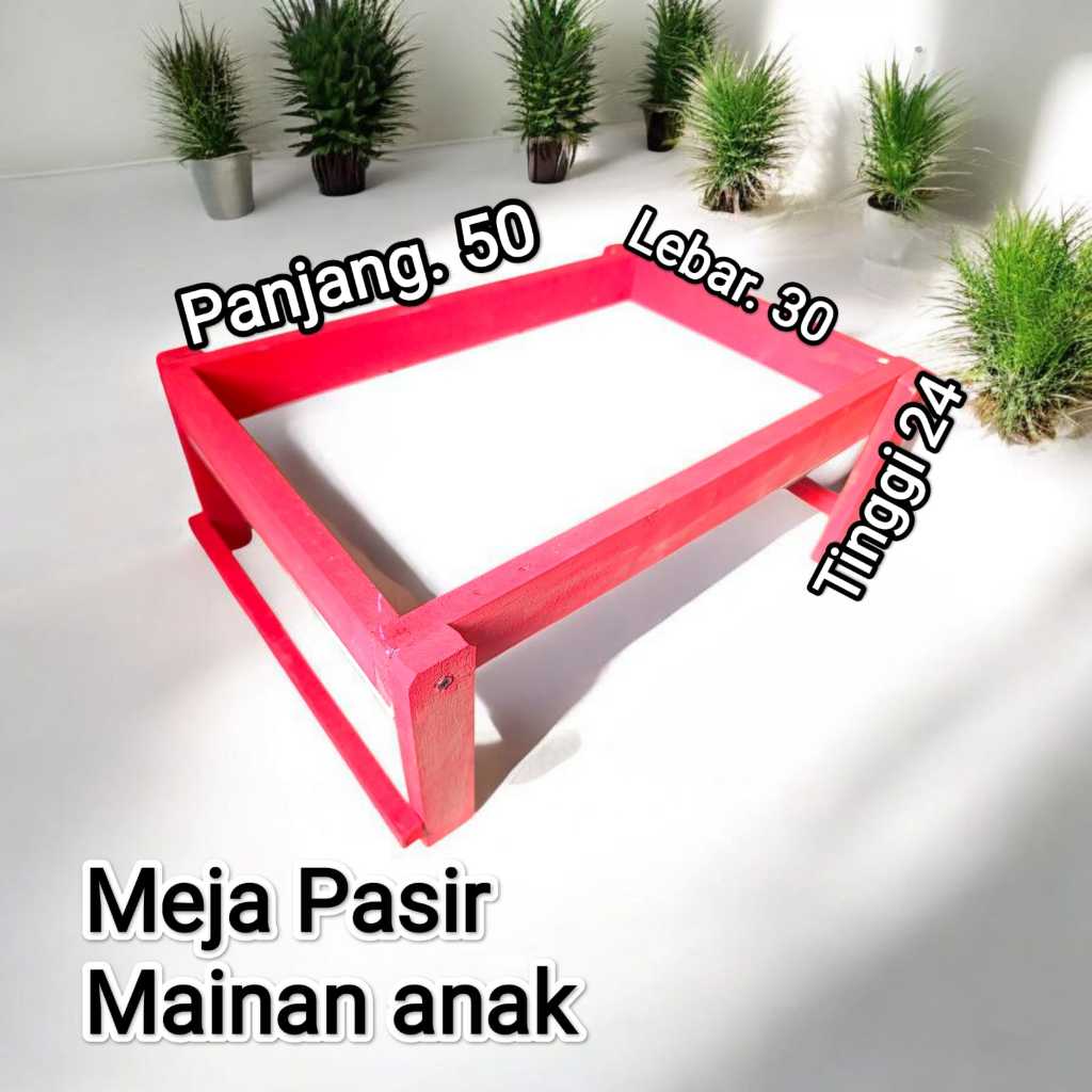 Meja pasir mainan anak.Meja mainan pasir anak bisa di lipat P.50.L.30..