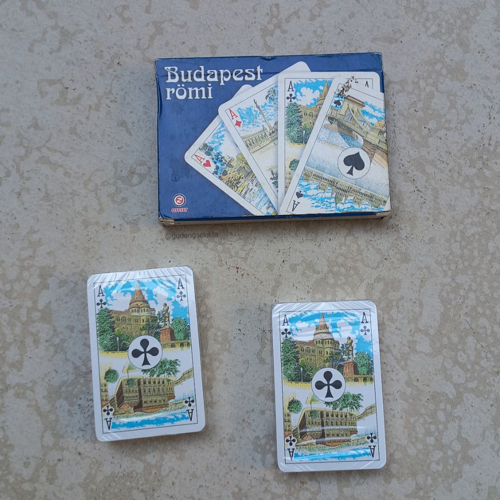Kartu Remi Poker Hungaria Vintage Hungaria Travel Playing Card Tourism